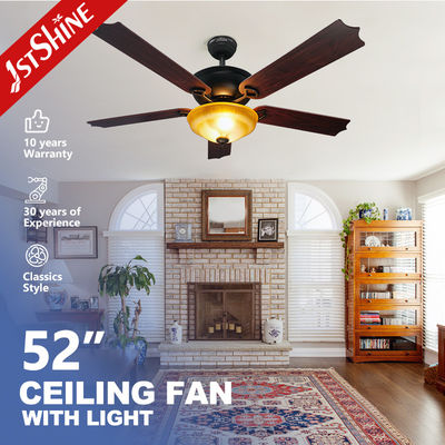 Harga bagus Low Noise Energy Saving Klasik 5 Blade Ceiling Fan Model Teknik Untuk Rumah on line