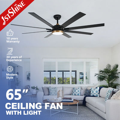 Harga bagus Tingkatkan Ruang Hidup Anda dengan 65 Inch MDF Blades Gold Dekorasi Fan Langit-langit on line