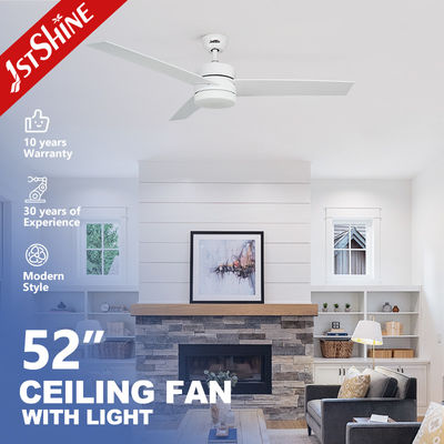 Kipas Angin Langit-Langit Bahan Badan Lampu Logam dengan Lampu dan Remote 1stshine Sederhana
