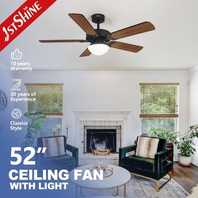 Kantor Penting Remote/Wall Control LED Ceiling Fan dengan Cahaya dan 3 Pilihan Warna