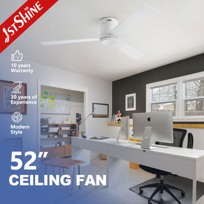 Remote Control 52 Inch 5-Speed Putih MDF Blades Langit-langit Kipas untuk Dekorasi Grade