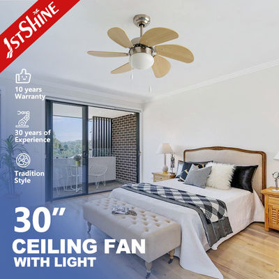 1stshine Low Voltage Tavan Pervanesi Ceiling Fan dengan Kecepatan yang disesuaikan dan Pull Chain