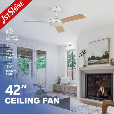Harga bagus 42 Inch Modern LED Ceiling Fan DC Motor MDF Blade Remote LED Ceiling Fan on line