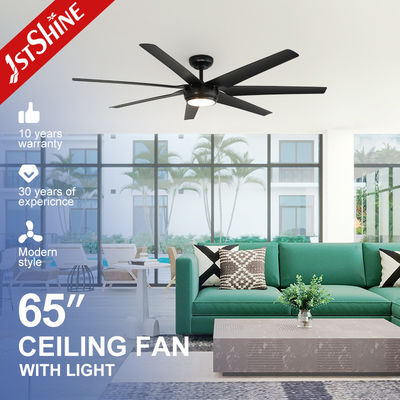 Harga bagus Big Dimming Led Hitam Large Air Flow Modern Lampu Lampu Led Fans 7 Abs Blades on line
