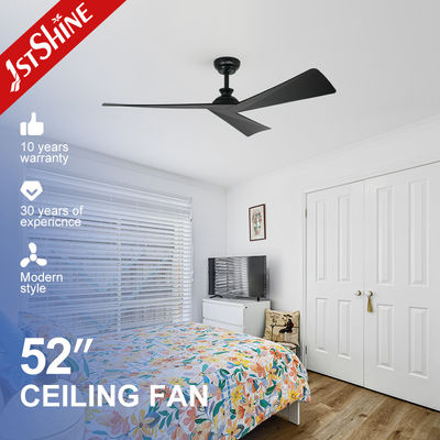 Harga bagus Penghematan Energi Smart Fan Langit-langit Remote Hitam ABS Blades dengan 6 Kecepatan dan Waktu Pengaturan on line