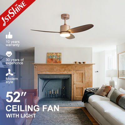 DC LED Ceiling Fan Produsen Rose Gold High Speed Energy Saving
