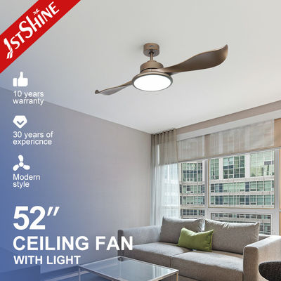 Color Changing Large Airflow Led Light Ceiling Fan Low Noise 2 Blades