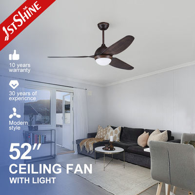 Kipas Angin Langit-Langit LED Jarak Jauh ABS Blades Timing 1 4 8H Dengan Motor 35W