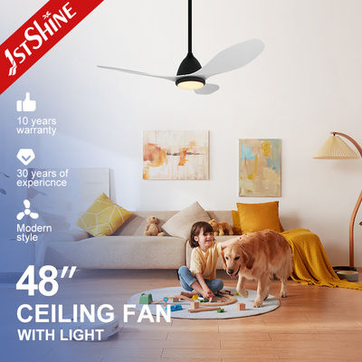 Kipas Langit-Langit LED Dimmable 110V 240V Bersuara Dengan 3 Warna Perubahan Cahaya
