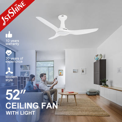 DC Motor 52 Inch ABS Blade Ceiling Fan with LED Light and Energy Saving Function
