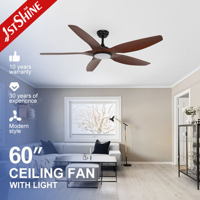 ruang tamu Fancy 52 Inch LED Ceiling Fan ABS Blade Body LED Lamp Air Cooler