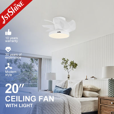 Harga bagus Flush Mount Lampu Led Ceiling Fan Kecil Dengan Dekorasi Motor DC Senyap on line