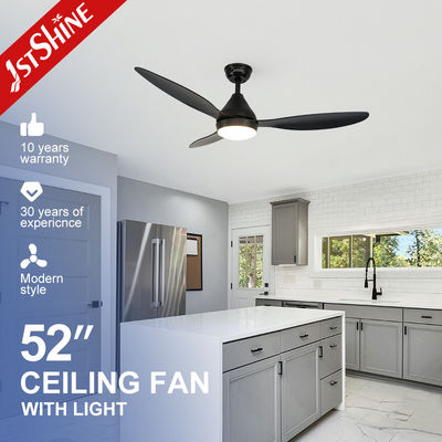 High RPM Large Airflow Plastic Dimmable Remote Control Ceiling Fan Dengan Lampu LED