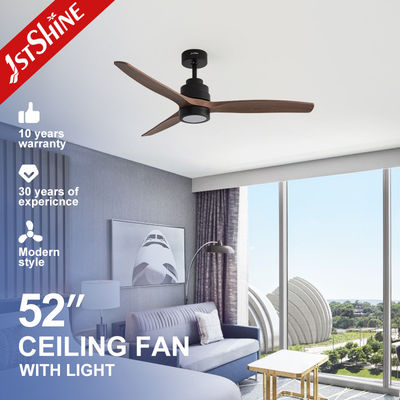 Decorative LED Lighting 52 Inch Ceiling Fan with Low Noise Function and 3 ABS Blades