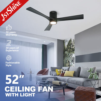 Harga bagus Low Profile 52inch Decorative Flush Mount Ceiling Fan Dengan Lampu LED on line