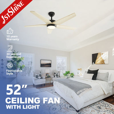 Kipas Angin Langit-Langit LED 1stshine dengan 5 Baling-Baling dan Angin Lembut, Tegangan Input 110-240V/50Hz-60Hz