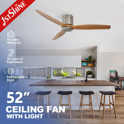 Kipas Angin Langit-Langit 2 IN 1 52'' yang Dipasang Rata Dengan / Tanpa Lampu Untuk Rumah