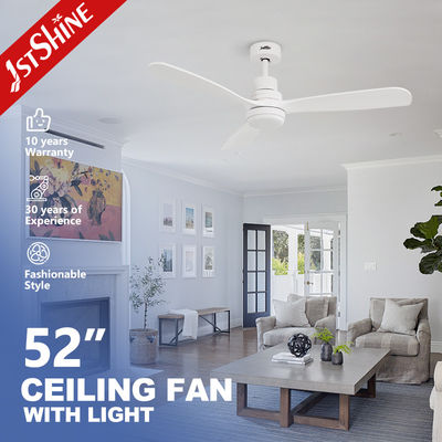 Kipas Angin Langit-Langit Mewah 52 Inci dengan Remote Control dan Lampu LED Hemat Energi Gaya Modern