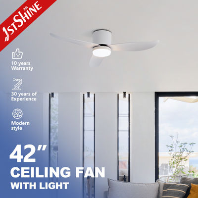 Harga bagus Desain Flush Mount 2-in-1 Ceiling Fan Opsional Lampu LED untuk 220V Voltage dan ABS Blade on line