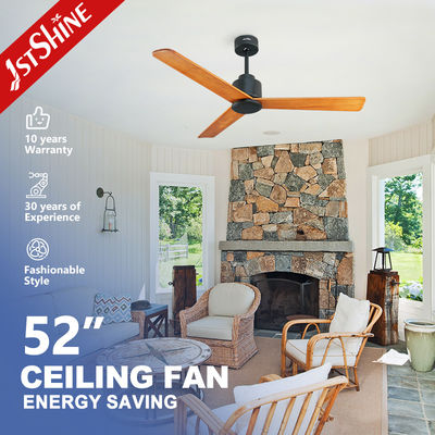 Harga bagus 6 Kecepatan 52 Inch 3 Blade Ceiling Fan Menghemat Listrik 110V Tegangan Rendah on line