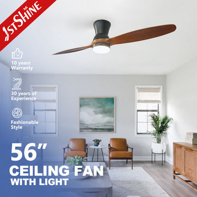 Harga bagus DC Motor 56 Inch Solid Wood Ceiling Fan Dekoratif Remote Control on line