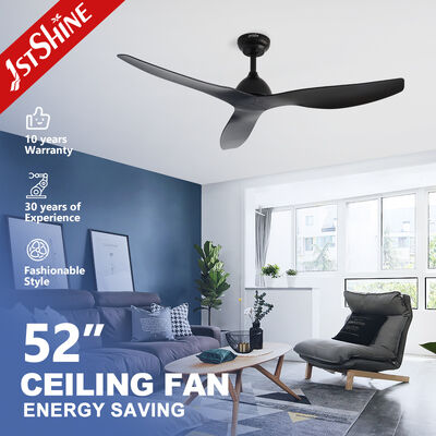 Harga bagus 52 Inch Low Noise Energy Saving DC Motor Plastic Ceiling Fan Tanpa Lampu Modern on line