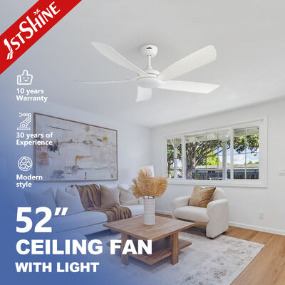 Harga bagus Kipas Langit-langit Modern 52 Inch dengan Lampu dengan Motor DC Silent dan 5 Bilah ABS on line