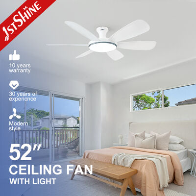 Harga bagus Kipas langit-langit DC 52 inci dengan 6 bilah ABS dan lampu LED remote control on line