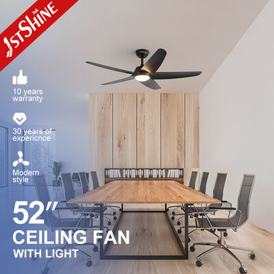 Harga bagus 4000K Suhu Warna 5 Bilah Desain Fan Langit-langit dengan Silent DC Pure Copper Motor on line