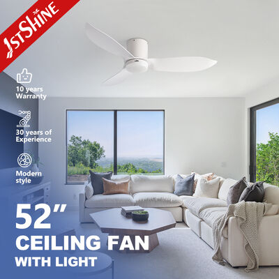 Harga bagus Kipas Langit-langit Pasang Tanam 52 Inci dengan Bilah ABS dan Remote Control untuk Interior Modern On line